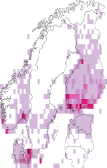 Kaarta ruskosuohaukka. Data source: GBIF