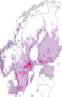 Fyndkarta för Locustella. Datakälla: GBIF